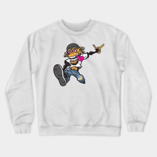 Cool Street Art Monkey Crewneck Sweatshirt